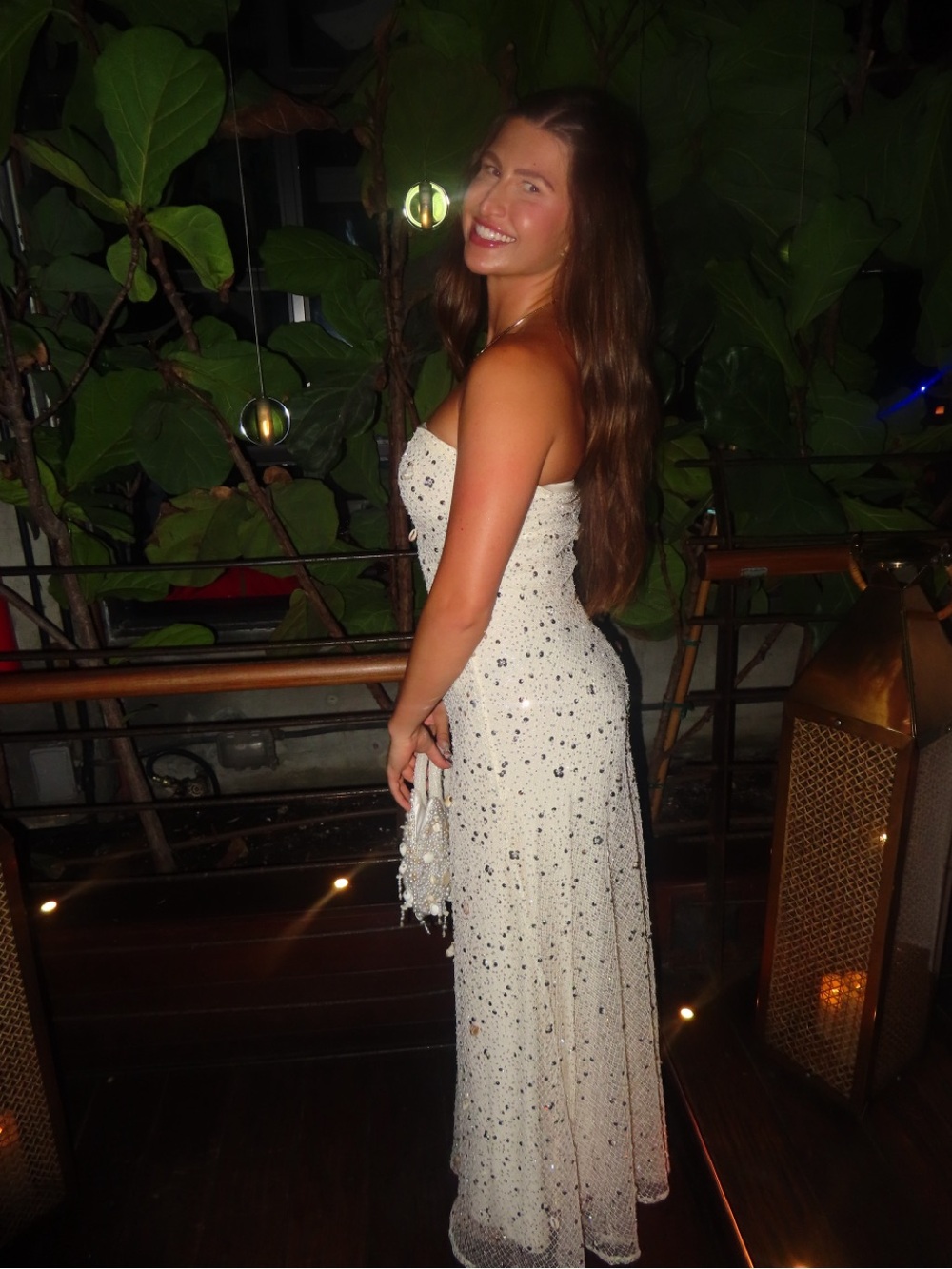 Orelli Shell Sequin Knit Maxi Dress - Picture 3 of 3